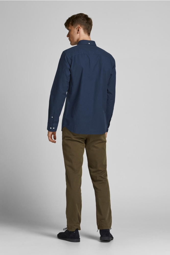 JPRBROOK OXFORD SHIRT L/S NOOS 12192150 Navy Blazer